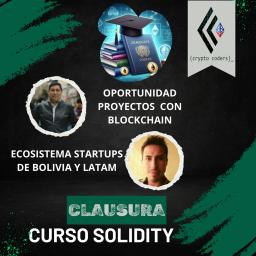 Drop artwork for Clausura del Primer Curso de Solidity