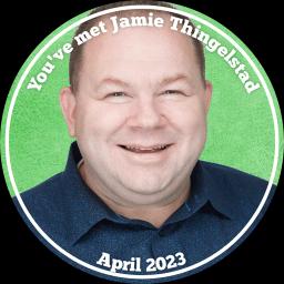 Drop artwork for You've met Jamie Thingelstad (April 2023)