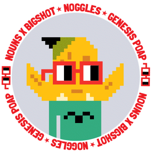 POAP artwork for Nounish Noggles by Bigshot