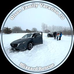 Drop artwork for Olson Family Vacation 20 Blizzard Rescue